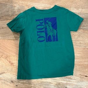 EUC Ralph Lauren boys short sleeved shirt size 5
